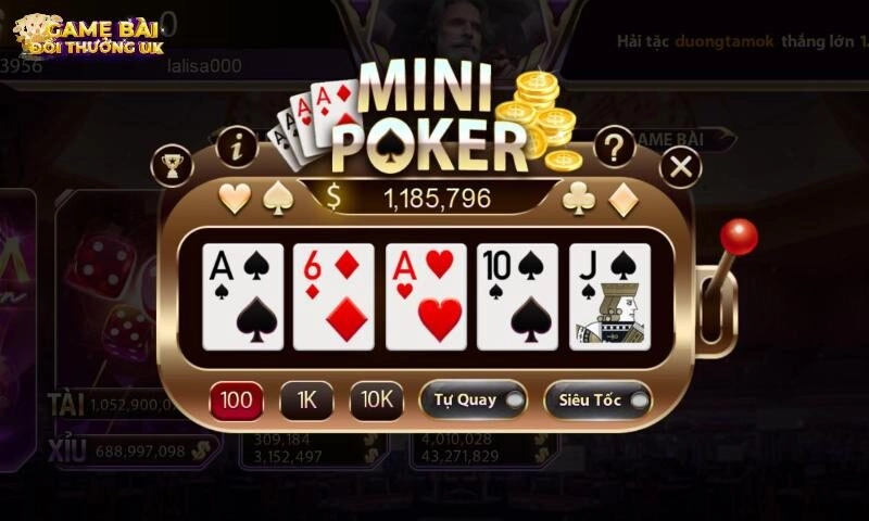 cách chơi Mini Poker