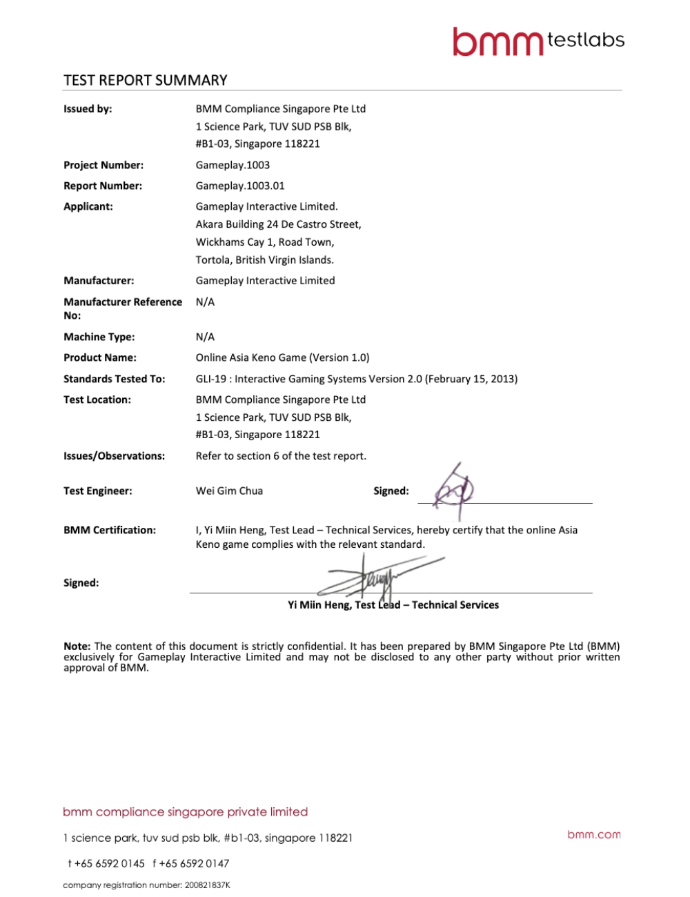 Online Asia Keno Game