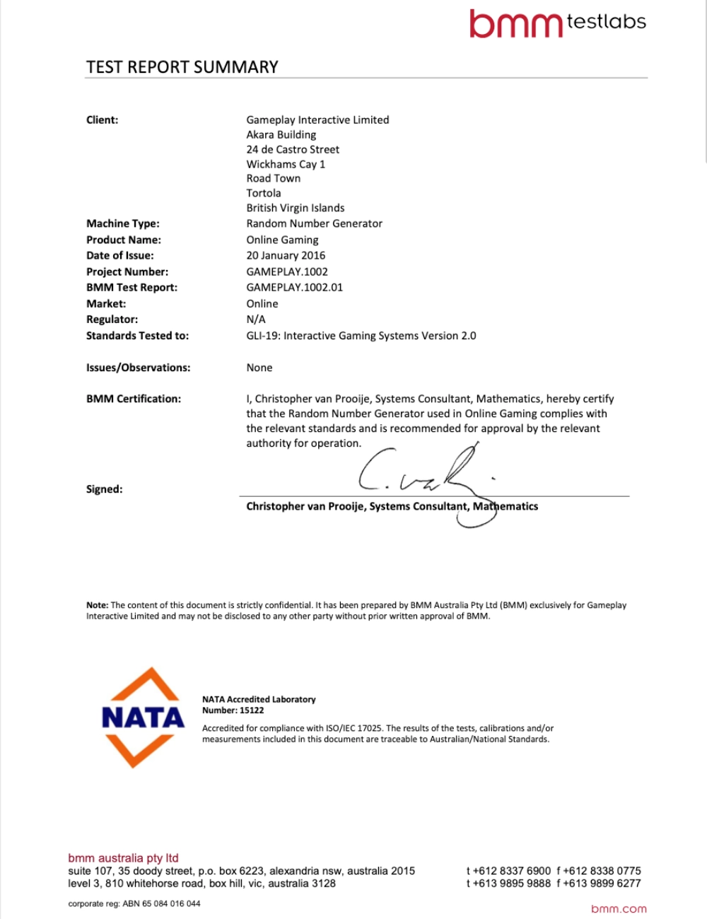 Random Number Generator