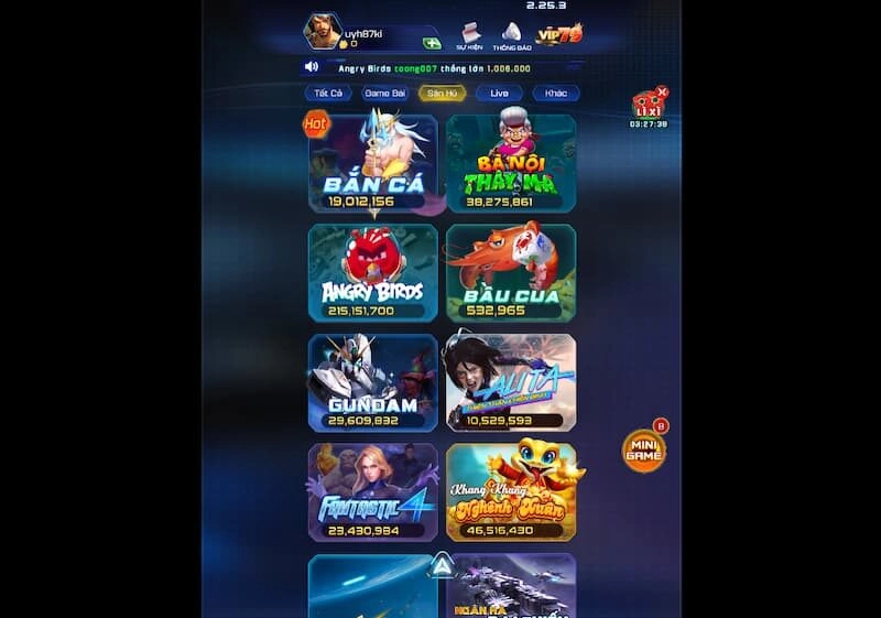 Kho game cược tại Vip79 đa dạng