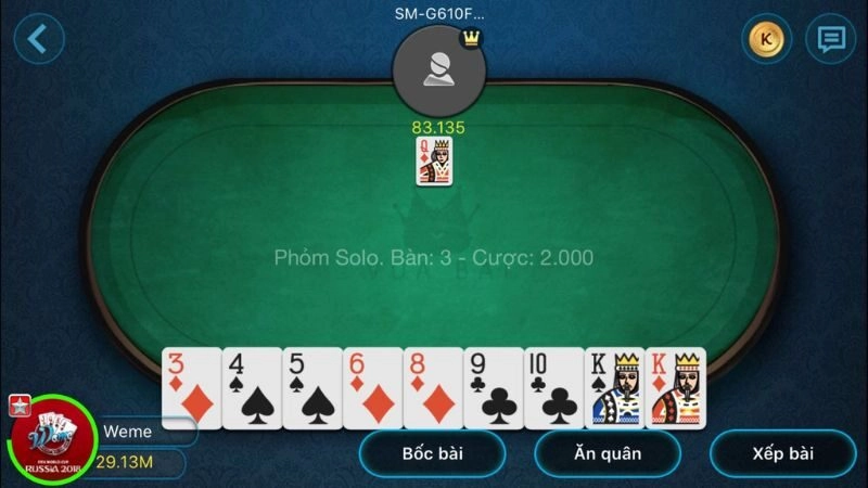 bài phỏm bao nhiêu lá